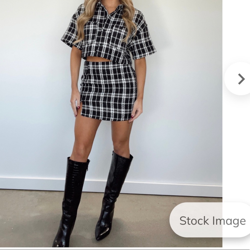 NWOT Plaid Skirt.